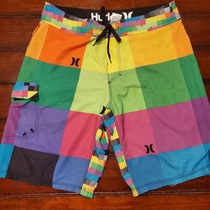 Hurley Color Block Board Shorts